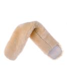 Merauno Real Lambskin Gurtschoner Bauch Belts - Premium Real Fur Saddle Belt Cover (60x12cm) - Ideal for Western Dressage and Comfort - Buy Online on GoSupps.com