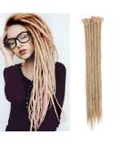 Buy Braids Extensions & Dreadlocks - Afro Zopf Synthetic Hair Extensions 50cm Ascheblond - 5 Bundle Crochet Twists for Perfect Styles - Buy Online on GoSupps.com