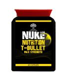 Nuke Nutrition T Bullets Testosterone Booster for Men - 60 Capsules - Natural Anabolic Supplement for Muscle Growth, Strength & Stamina - Buy Online on GoSupps.com