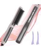 Hair Straightener Brush - Fast Heating Comb for All Hair Types | 5 Temperature Settings - Perfect Gift for Women - Buy Online on GoSupps.com