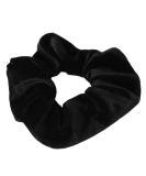 JUSTFOX XXL Velour Velvet Hair Tie - Black Ponytail Holder & Scrunchie for Superior Hold | Shop Internationally - Buy Online on GoSupps.com