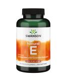 Swanson Vitamin E Softgels - 1000 IU Natural Supplement for Cardiovascular Health - Buy Online on GoSupps.com