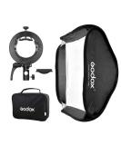 Godox 31x31inch Foldable Softbox Diffuser with S2 Bracket - Bowens Mount Speedlite for V1, AD200Pro, AD400Pro, TT350, V860II - Buy Online on GoSupps.com
