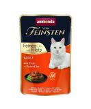 Animonda Finest Adult Cat Food - Wet Food with Duck & Turkey Fillets (18 x 85g) - Premium Nutrition for Cats - Buy Online on GoSupps.com