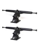 ANTWHEEL Sidewinder II Black Skateboard Trucks - Double Kingpin Set (2), 9.3 Hanger, 12 Axle - Free Hardware | Longboard/Skateboard/Surf Skateboard - Buy Online on GoSupps.com