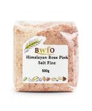 Himalayan Rose Pink Salt Fine 500g (BWFO) - Buy Online on GoSupps.com