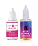Lace Wig Glue & Remover Set for Lace Front Wig & Poly Hairpieces - Adhesive for Toupee & Cosmetic Hair Systems - Buy Online on GoSupps.com