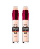 Maybelline New York Il Erase Age Concealer - 2 Pack Color 00 Ivory | Multi-Purpose Liquid Concealer for Flawless Skin - Buy Online on GoSupps.com
