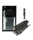 Gracelaza 100 Pieces Disposable Lip Brushes Lipstick Gloss Wands Applicator Makeup Tool Kits Black #1 - Buy Online on GoSupps.com
