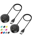 EZCO Charger Compatible with Garmin Vivoactive 3 4 4S/ Fenix 5 / Fenix 6 6S 6X / Venu Sq Music, 2 Pack 3.3 Ft USB Charging Cable Stand Station Date Syn for Fenix 5 5S 5X / Forerunner 935 Smart Watch Black - Buy Online on GoSupps.com