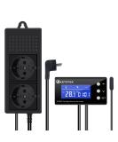 Buy KetoTek Day Night Thermostat Dimmer Plug - Digital Temperature Controller for Greenhouses Aquariums Plants & Reptiles | International Shipping Available - Buy Online on GoSupps.com