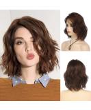 Wiwige Short Wavy Brown Bob Wig for Women - Synthetic Heat Resistant Cosplay Wig - Buy Online on GoSupps.com