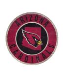 Arizona Cardinals Wooden Sign - 12 Round State Design | Fan Creations | International Shipping - Buy Online on GoSupps.com