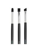 Eye Manufakture Eyebrow Brushes Trio - Silicone Flat & Sloping Brushes for Perfect Application of Lotions & Colors | Ideal for Brow Lift - Buy Online on GoSupps.com