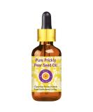 Pure Prickly Pear Seed Oil 10ml | D ve Herbes - Cold Pressed Opuntia Ficus-Indica with Glass Dropper for Healthy Skin & Hair - Buy Online on GoSupps.com