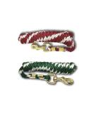 Stylish Lead Rope for Horses Ponies Donkeys & Goats - Red & Green Tie Ropes - Buy Online on GoSupps.com