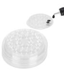 50 Parts Set Plastic Flower Shape Adhesive Holder for Eyelash Extensions | Makeup Tools with 27 Wells - Ideal for False Eyelashes - Buy Online on GoSupps.com