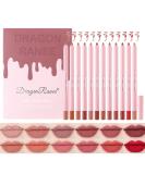 Sitovely High Pigmented Creamy Lip Liner Set 12 Colors Matte Velvet Lip Liner Pencil Smooth Non-marking Lipstick Pen Longwear Moisturising Lip Makeup - Buy Online on GoSupps.com