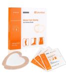 Sacral Silicone Foam Dressing with Border for Sacrum Ulcer, Pressure Ulcer, Butt Bed Sore, Size 7''x7''(4.9''x5.3'' Pad), Painless Removal High Absorbency, Bedsore Wound Bandage,5 Pack - Buy Online on GoSupps.com