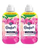 Comfort 2 x 1440ml Fabric Softener With Welari Thank You Card Honeysuckle Sandlewood Clothes Sheets Washing Conditioner 48 Washes (2880ml) - Buy Online on GoSupps.com