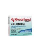 Heartland Pharma Anti-Diarrhea Medicine Loperamide Hydrochloride 2mg Softgels, Made in USA, 24 Count Pack - Buy Online on GoSupps.com