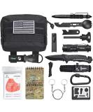 Emergency Survival Kit 16-in-1 Upgrade Compact Gear for Men - Perfect Gift for Husband, Dad, Friend - EDC Tool for Cars, Camping, Hiking, Hunting, Fishing - Buy Online on GoSupps.com