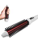GLAMGLIDER Curling Iron Brush  Ceramic Tourmaline Ionic Hair Hot Brush  Anti-Scald Hair Curling Wands Professional Instant Heat Styling Brush with 4 Heat Settings Dual Voltage Travel (1.25 Inch) - Buy Online on GoSupps.com