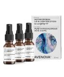 Avenova Eyelid and Eyelash Cleanser Spray 3 Pack - FDA Cleared Hypochlorous Acid Formula for Clear and Healthy Eyes - Buy Online on GoSupps.com