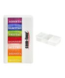 Com-Four 7-Day Drug Doser - Weekly Medication Box with 3 Compartments | Pill & Tablet Organizer - Buy Online on GoSupps.com