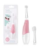 Papablic BabyHandy 2-Stage Sonic Electric Toothbrush for Ages 0-3 Years - Pink - Buy Online on GoSupps.com