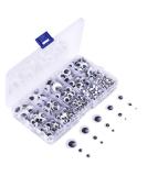 KUUQA 1220 Self Adhesive Wiggle Googly Eyes - Assorted Sizes for Crafts and DIY Projects - Buy Online on GoSupps.com