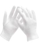 100% Cotton Eczema Gloves - 1 Pair White Moisturizing Gloves for Dry, Sensitive Skin - Premium Quality for Spa Therapy and Cosmetic Inspection - Buy Online on GoSupps.com