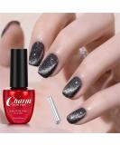 VERONNI Glitter Magnetic Black Cat Eye Gel Nail Polish - 10ml (12 Pack) | Shiny Diamond Reflective Soak Off UV LED Gel for Nail Art - Buy Online on GoSupps.com