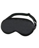 Silk Sleep Mask: Lightweight, Breathable & 100% Opaque Blindfold - Adjustable Strap for Women, Men & Children - Black - Buy Online on GoSupps.com