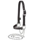 Weaver Leather Livestock Nylon Sheep Halter w/ Chain Lead - Black - Buy Online on GoSupps.com