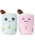Anboor Bubble Tea Plush Pillow - Apple+Strawberry Flavor 25cm - Cute Soft Toy Stuffed Animal Gift for Kids - Buy Online on GoSupps.com