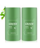 Green Tea Purifying Clay Stick Mask - Oil Control & Deep Cleansing | 2pcs for All Skin Types | Men's Facial Care - Buy Online on GoSupps.com