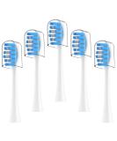 Soft Replacement Toothbrush Heads for Gleem Electric Toothbrush - 5 Pack Compatible & Affordable - Buy Online on GoSupps.com