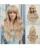 Ombre Blonde Wigs for Women - Natural Synthetic Hair Heat-Resistant Daily & Party Wear | Shop Now - Buy Online on GoSupps.com
