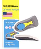 Plantar Fasciitis Arch Support Insoles for Men & Women | Heel Pain Relief Shock Absorbers EU 41-46 - Black - Buy Online on GoSupps.com