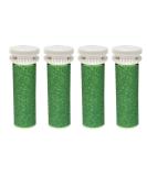 4 Pack Extra Coarse Green Replacement Roller Refills for Scholl Express Pedi Foot Smoother - 4 Count - Buy Online on GoSupps.com