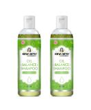 Oil Balance Shampoo for Oily Scalp & Dandruff - Volume Boost & Bouncy Hair with Pro Vitamin B5 Lemon & Lavender - 200ml - Buy Online on GoSupps.com