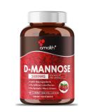 AMALTH D-Mannose 1680 mg - 150 Veg Capsules | Non-GMO All-Natural 50 Days Supply | International Shipping Available - Buy Online on GoSupps.com