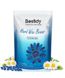 Bestidy Wax Beads, Bagged 500g/1.1lb/17.6oz, Waxing beans for Hair Removal, Women Men, Home Waxing for All Body and Brazilian Bikini Areas (500g) Blue-500g - Buy Online on GoSupps.com