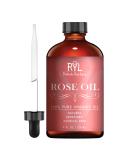 Rose Essential Oil 4 oz - 100% Pure Organic Aromatherapy | Therapeutic Grade for Relaxation Skin Therapy & Perfumes - Buy Online on GoSupps.com