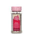 FunCakes Sugar Strands Metallic Silver: Cake Sprinkles Great Taste Perfect for Cake Decorating Cupcake Sprinkles. 80 g. 80 Grams - Buy Online on GoSupps.com