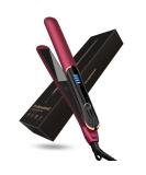 Flat Iron Hair Straightener & Curler 2 in 1 - Fast Heat Up Ceramic Coating LCD Display - Professional Styling Tool for Shinier Smoother Hair - Buy Online on GoSupps.com