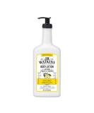 J.R. Watkins Lemon Cream Daily Moisturizing Lotion - 18 fl oz Pump Dispenser - Shea Butter, Cocoa Butter, Coconut Oil, Vitamin E - Hydrating Body Cream - Buy Online on GoSupps.com