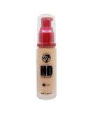 W7 HD Oil-Free Liquid Foundation - Poreless Matte Medium Coverage - Sand Beige 30ml - Buy Online on GoSupps.com