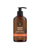 Hemp Seed Hand Wash - Eucalyptus & Tea Scent | 8 fl oz | Cleans & Moisturizes Skin | Vegan & Cruelty-Free with Hemp Seed Oil & Aloe Vera - Buy Online on GoSupps.com